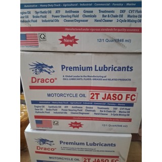 Nhớt 2t draco thùng 12 chai