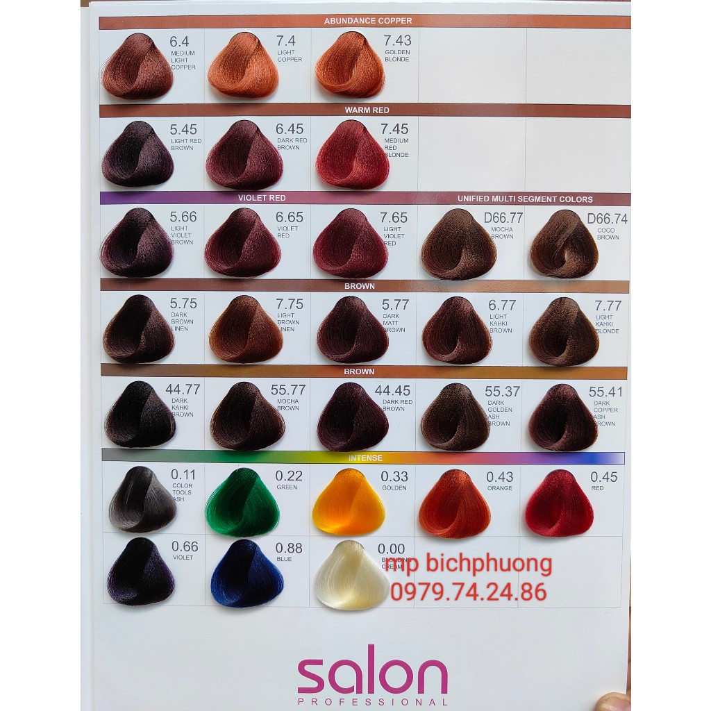 Combo màu nhuộm x10 tuýp Royal AZ008