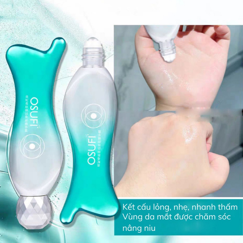 Tinh Chất Dưỡng Mắt OSUFI Kèm Đầu Lăn 30g - Giảm Thâm, Mờ Nếp Nhăn, Săn Chắc Vùng Da Quanh Mắt