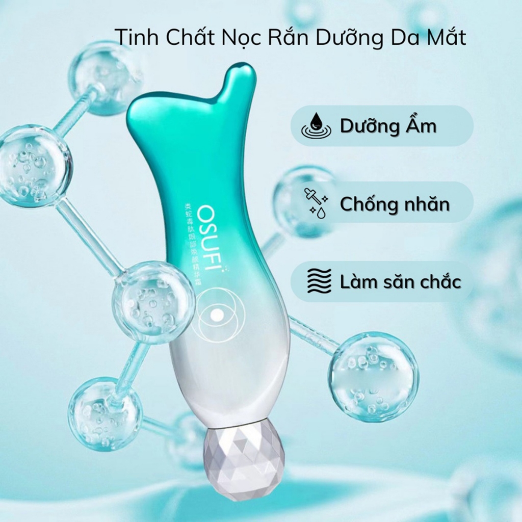 Tinh Chất Dưỡng Mắt OSUFI Kèm Đầu Lăn 30g - Giảm Thâm, Mờ Nếp Nhăn, Săn Chắc Vùng Da Quanh Mắt