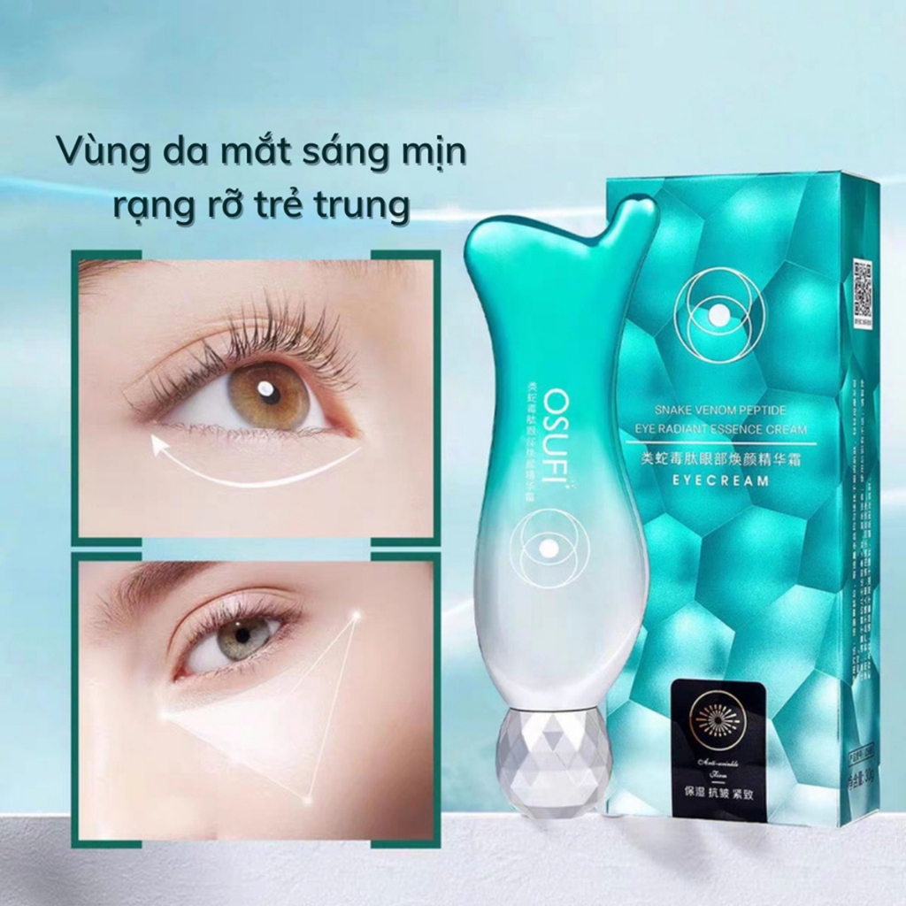 Tinh Chất Dưỡng Mắt OSUFI Kèm Đầu Lăn 30g - Giảm Thâm, Mờ Nếp Nhăn, Săn Chắc Vùng Da Quanh Mắt