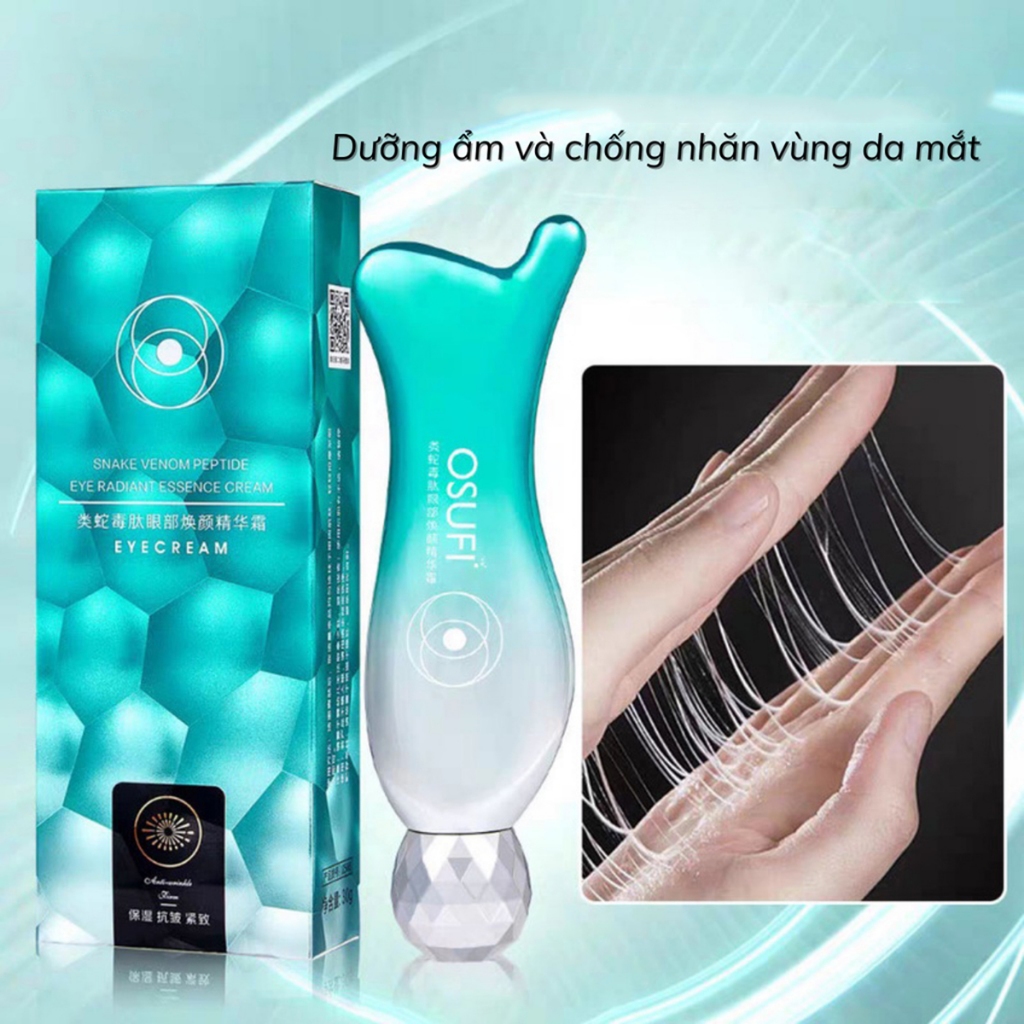 Tinh Chất Dưỡng Mắt OSUFI Kèm Đầu Lăn 30g - Giảm Thâm, Mờ Nếp Nhăn, Săn Chắc Vùng Da Quanh Mắt