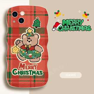 Ốp lưng iphone Ốp Điện Thoại Gợn Sóng Merry christmas Dành Cho iphone13promax/12/Xs/11/7/8/Plus/Mini/ProMax sm1027