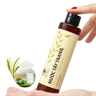 Nước tẩy trang sữa gạo nha đam, làm sạch và dưỡng trắng da Wonmom 150ml