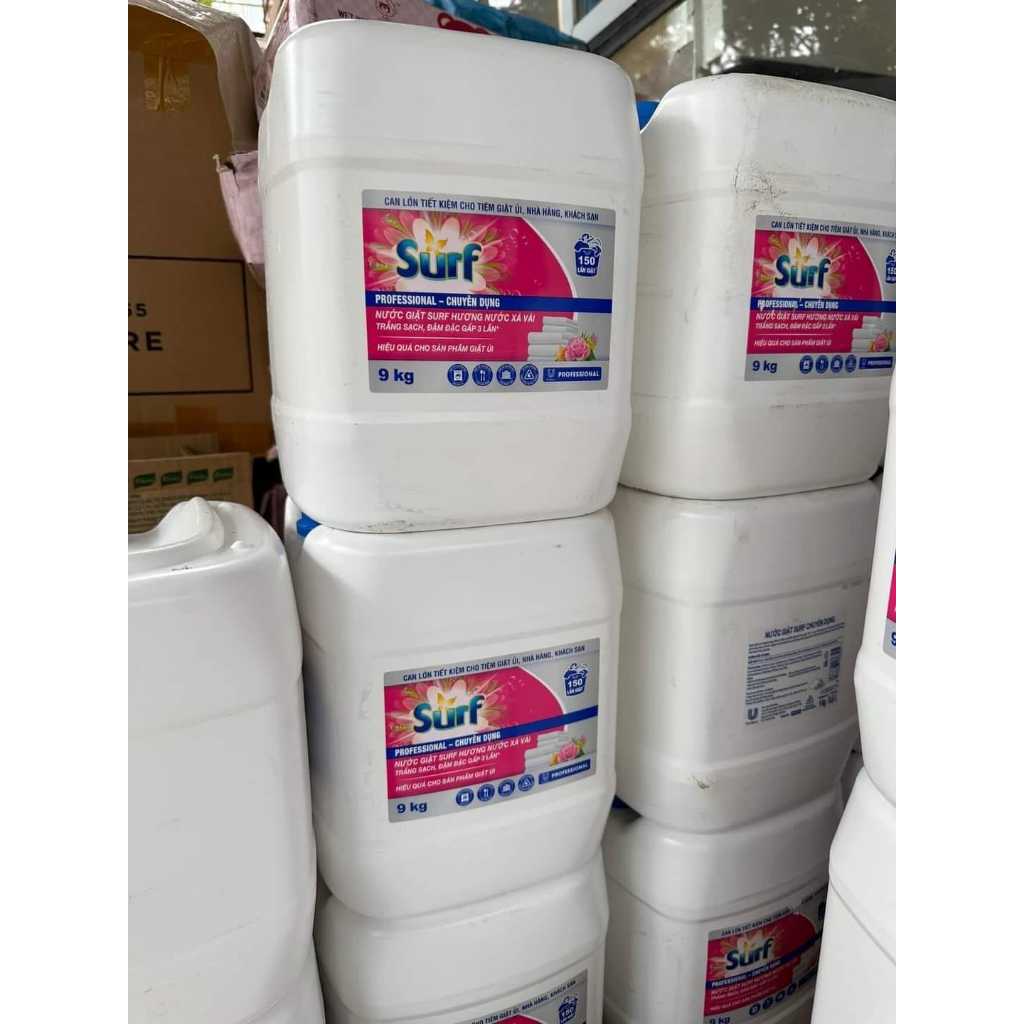 Nước giặt Surf đậm đặc 9kg hương hoa cỏ diệu kì