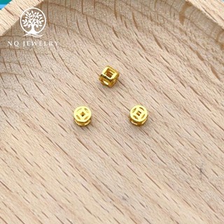 Charm kim tiền mạ vàng xỏ ngang - NQ Jewelry
