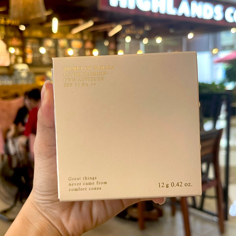 Phấn Nước Trang Điểm HUXLEY MOIST CUSHION: OWN ATTITUDE 3 SAND DUNE 12G