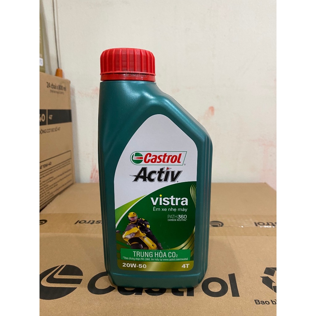 Dầu nhớt xe máy Castrol Activ Vistra 20w50