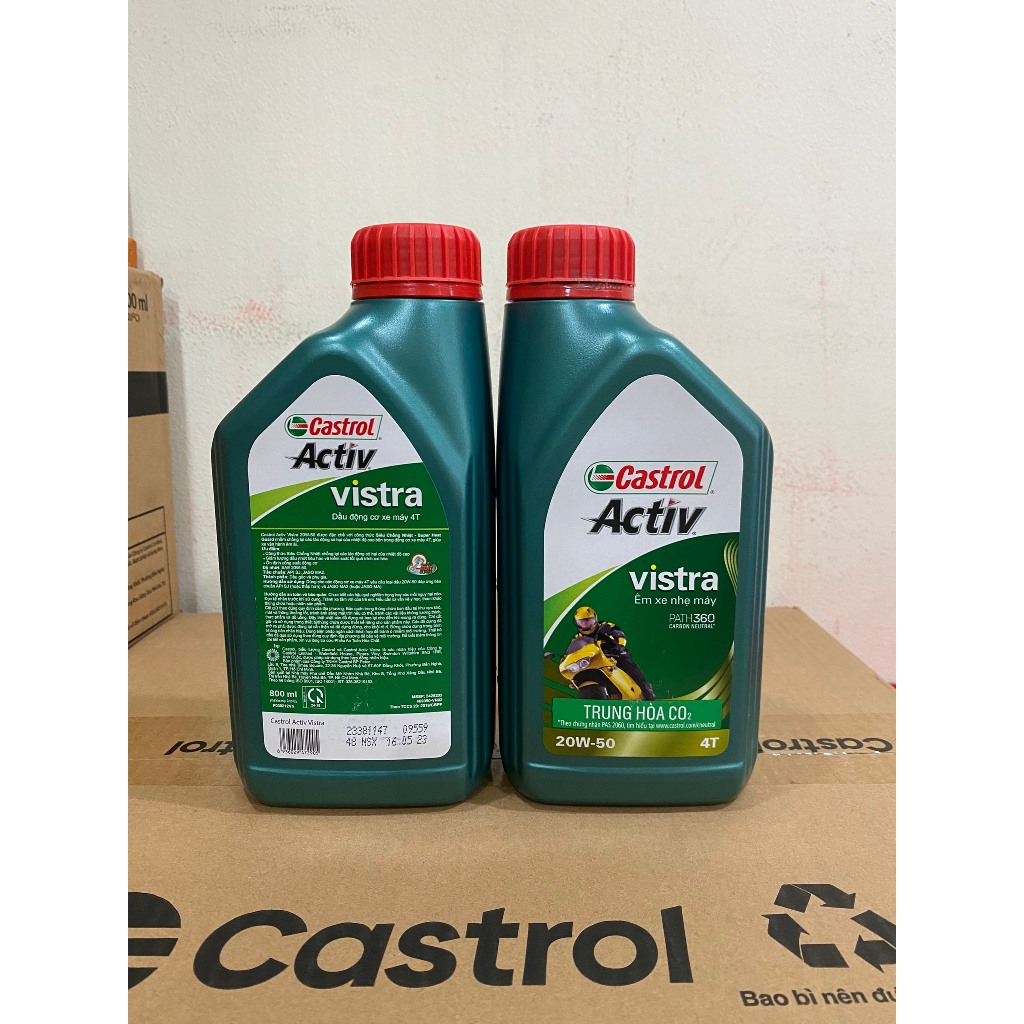 Dầu nhớt xe máy Castrol Activ Vistra 20w50