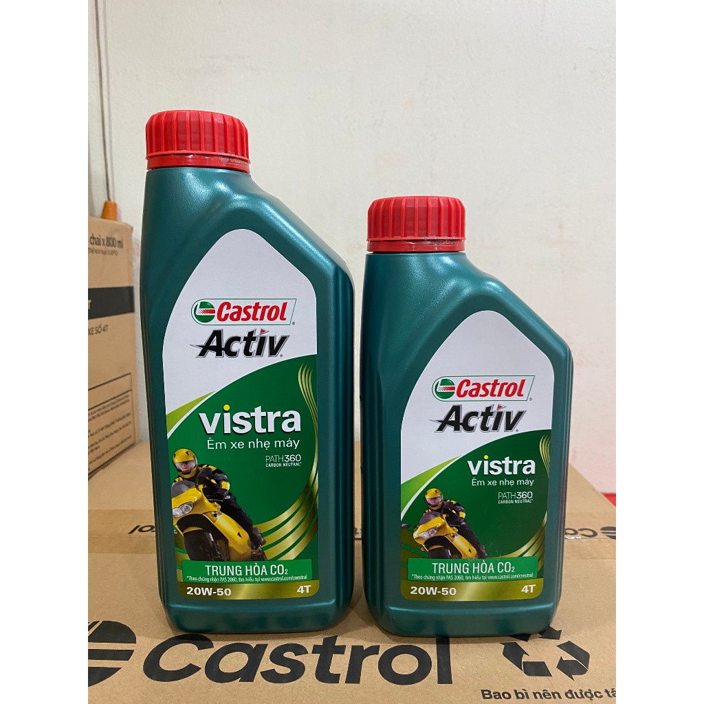 Dầu nhớt xe máy Castrol Activ Vistra 20w50
