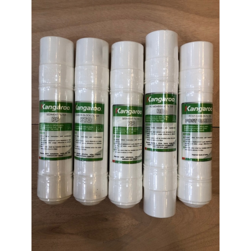 Lõi Lọc Nước 1,2,3,4,5 KANGARO KG61A3, Chính hãng, Chuyên dùng thay thế cho máy lọc nước nóng lạnh M