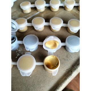 màu nhũ vàng nhũ bạc dây 3 ml 6 ô