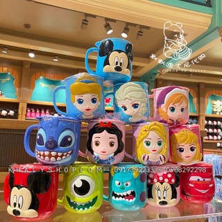 Ly cốc inox giữ nhiệt nổi 3D nhựa Melamine các nhân vật Disney cho Bé trai và Bé gái