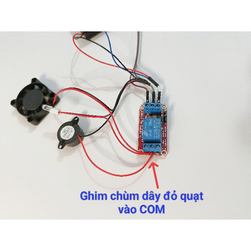 Bộ mạch báo cháy kết hợp hút khói chóng ngạt
