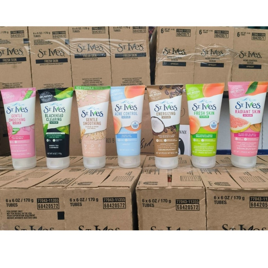 Sữa rửa mặt tẩy da chết #St_Ives