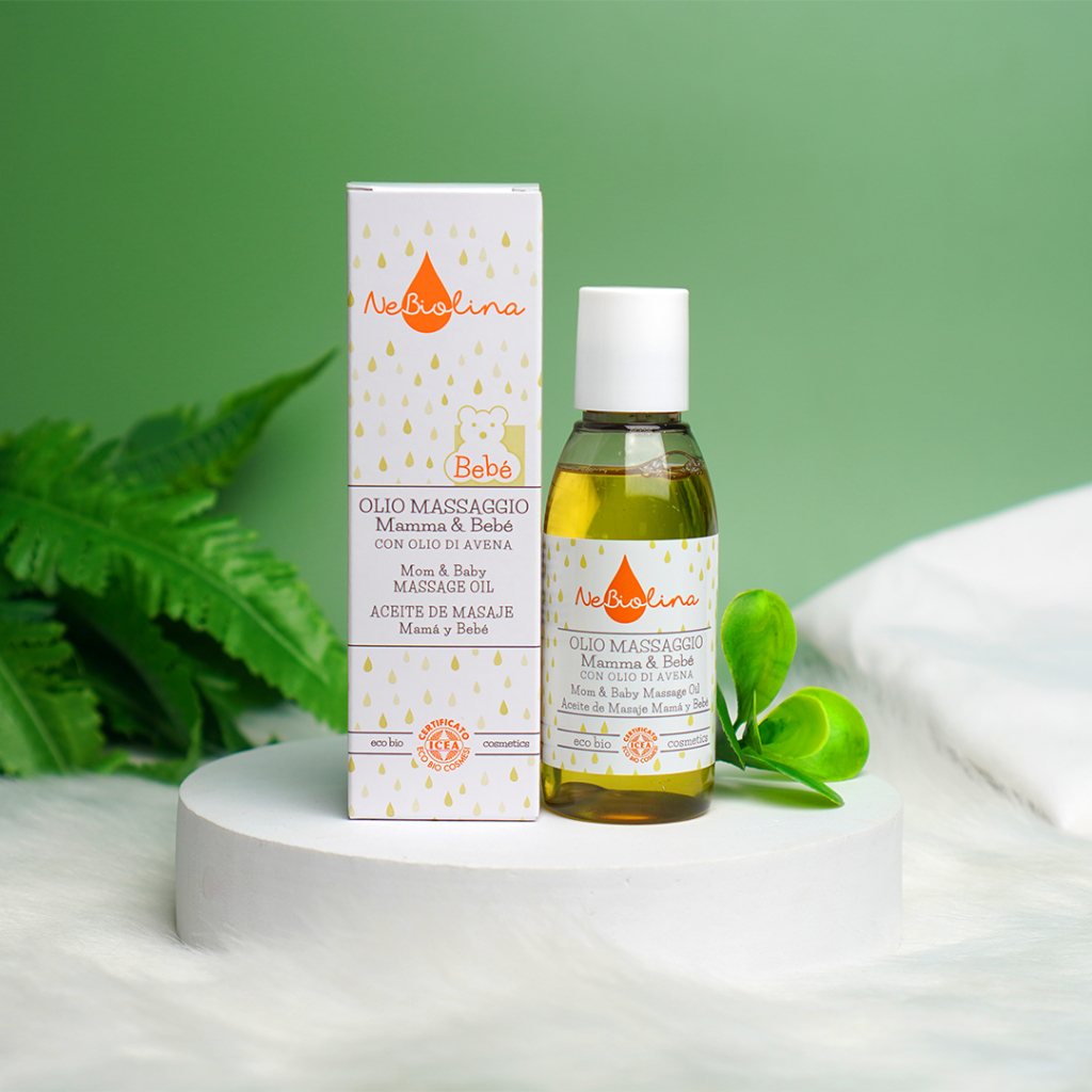 Tinh Dầu massage Nebiolina - Cho mẹ & bé làn da khỏe mạnh mịn màng
