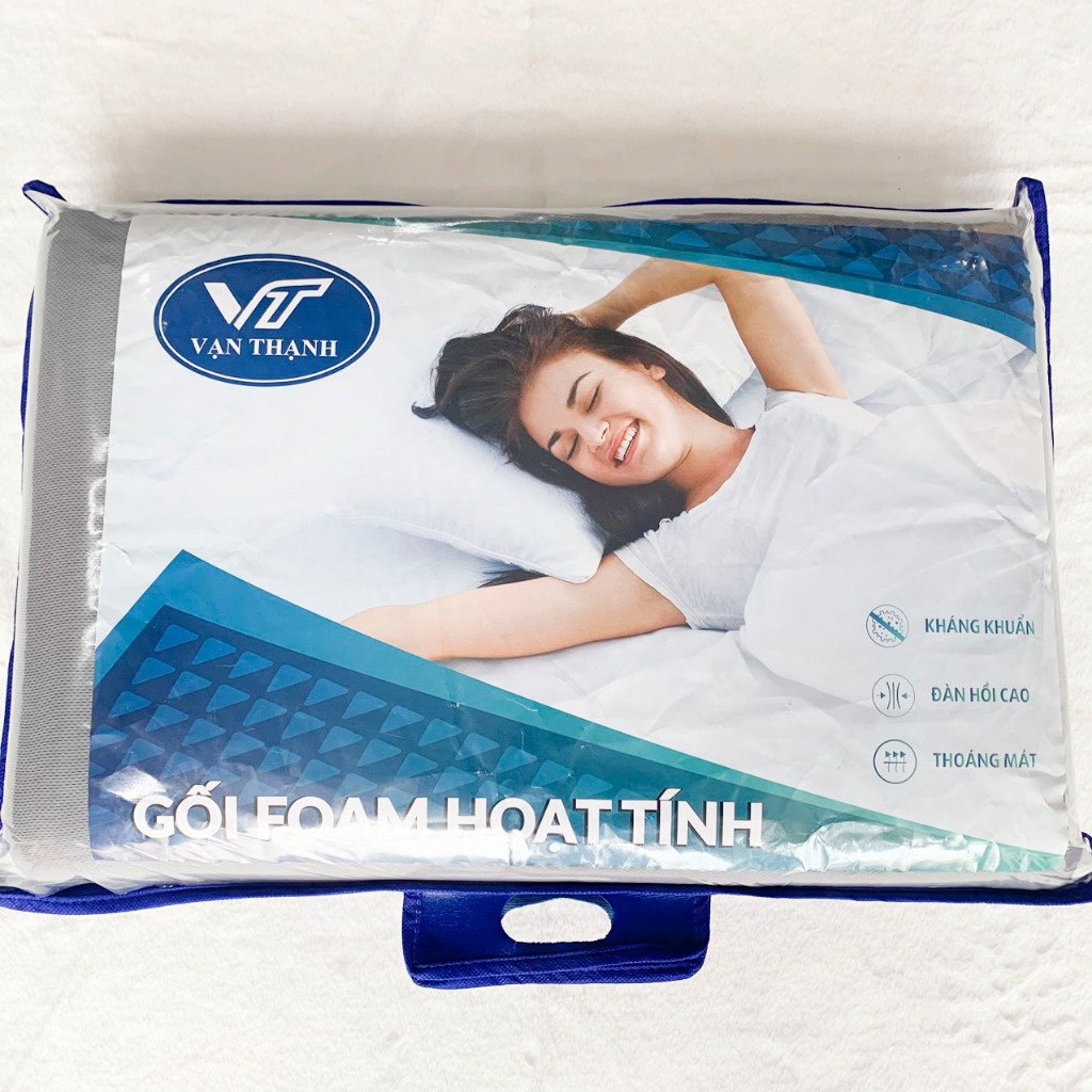 Gối Ôm, gối nằm Cao Su Non cao cấp 100% cao su non, độ đàn hồi tốt, tuổi thọ lâu, phồng cao chăm sóc giấc ngủ cho bạn