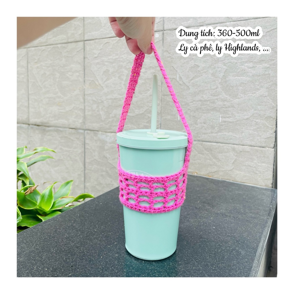 Quai Treo Ly Vải Sợi Cotton Tweed Handmade