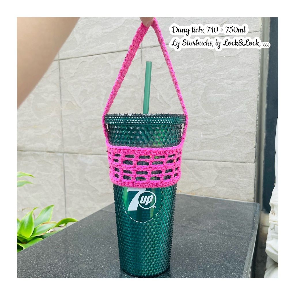 Quai Treo Ly Vải Sợi Cotton Tweed Handmade