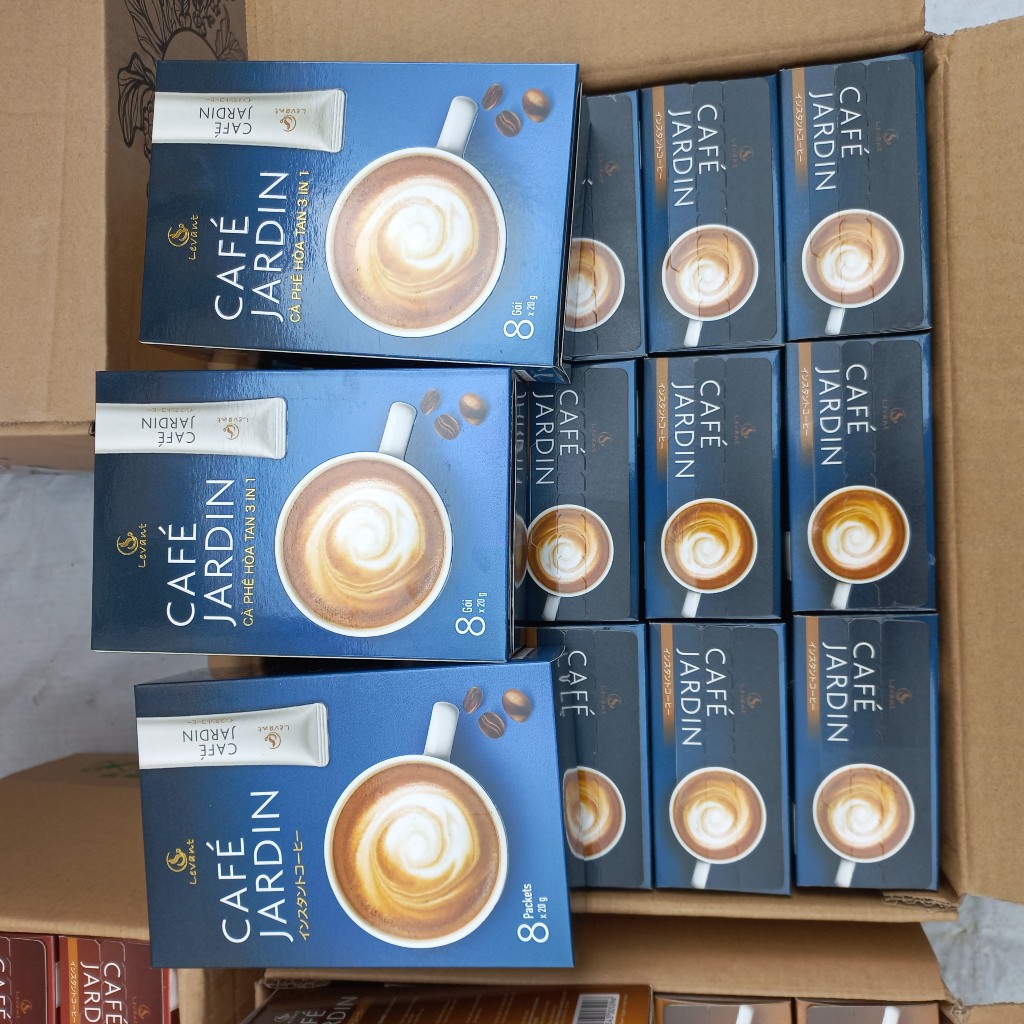 Cà Phê Hòa Tan Levant Jardin Coffee 3in1 Việt Nam Hộp 160G