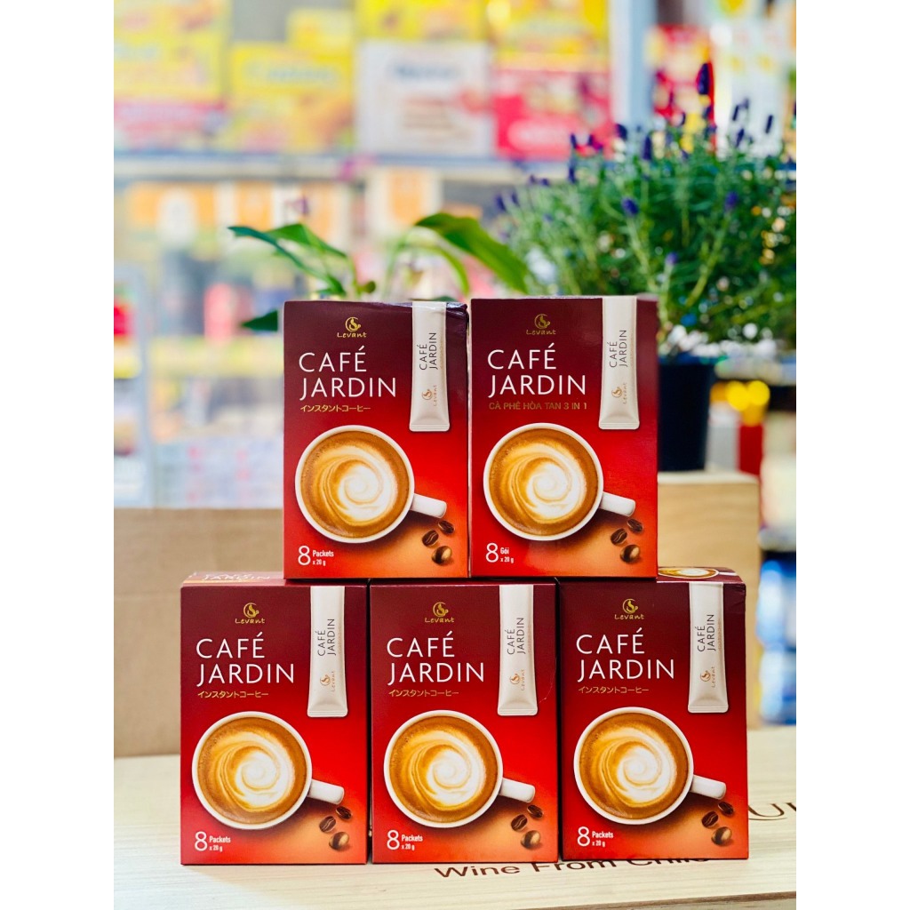 Cà Phê Hòa Tan Levant Jardin Coffee 3in1 Việt Nam Hộp 160G