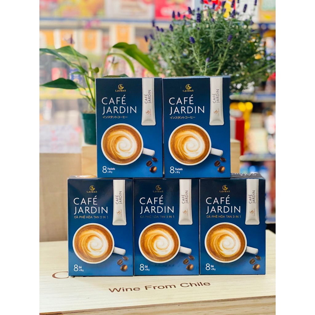 Cà Phê Hòa Tan Levant Jardin Coffee 3in1 Việt Nam Hộp 160G