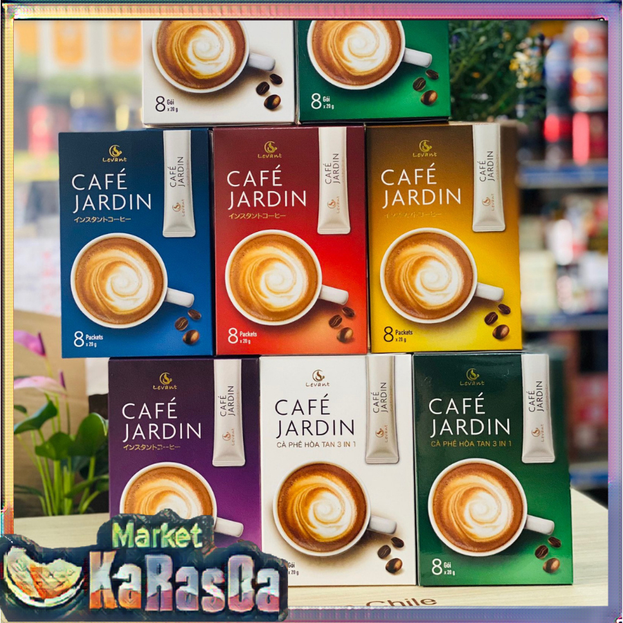 Cà Phê Hòa Tan Levant Jardin Coffee 3in1 Việt Nam Hộp 160G