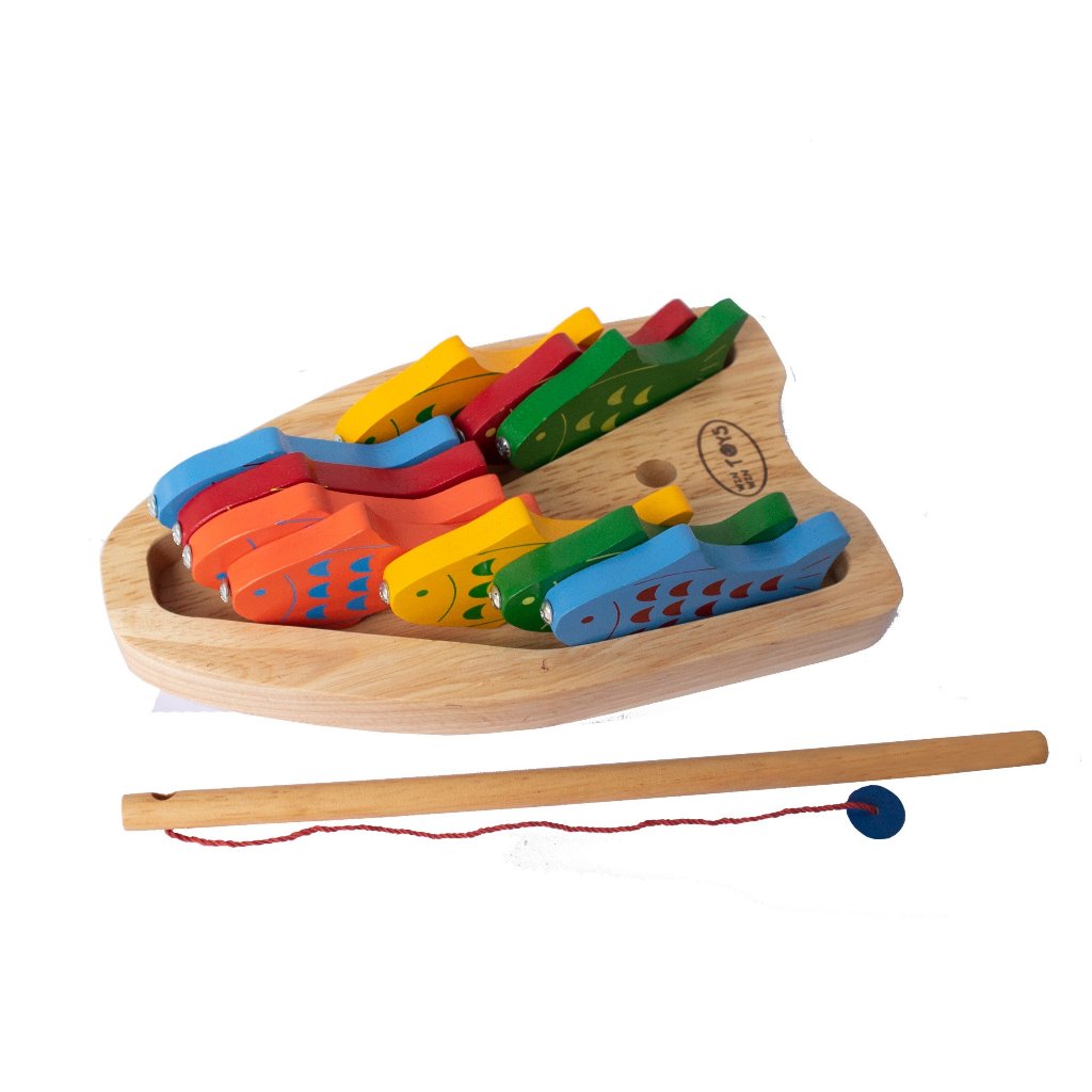Đồ chơi gỗ Câu 10 cá số | Winwintoys 60362 | Phát triển trí tuệ và sự khéo léo | Đạt tiêu chuẩn CE và CR