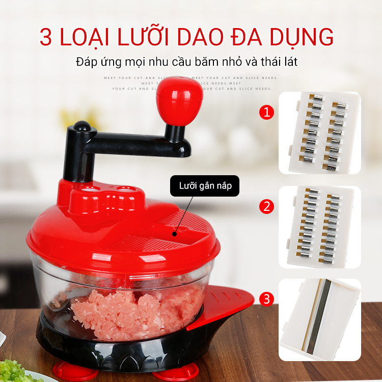 Máy xay thịt, xay rau củ đa năng, dung tích 3l- K1885