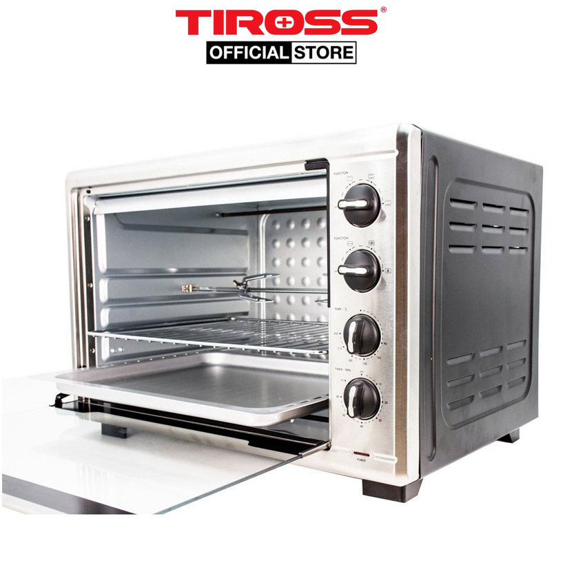 Lò Nướng Đối Lưu Tiross TS9610 - 55 Lít - 2000W - 12 Chức Năng Nướng - Hàng chính hãng