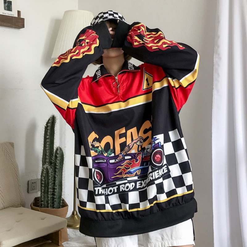 Áo sweater khoá zip