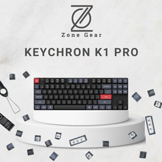  Bàn phím cơ KEYCHRON K1 Pro - Hỗ trợ QMK VIA - Low profile - Mạch xuôi 