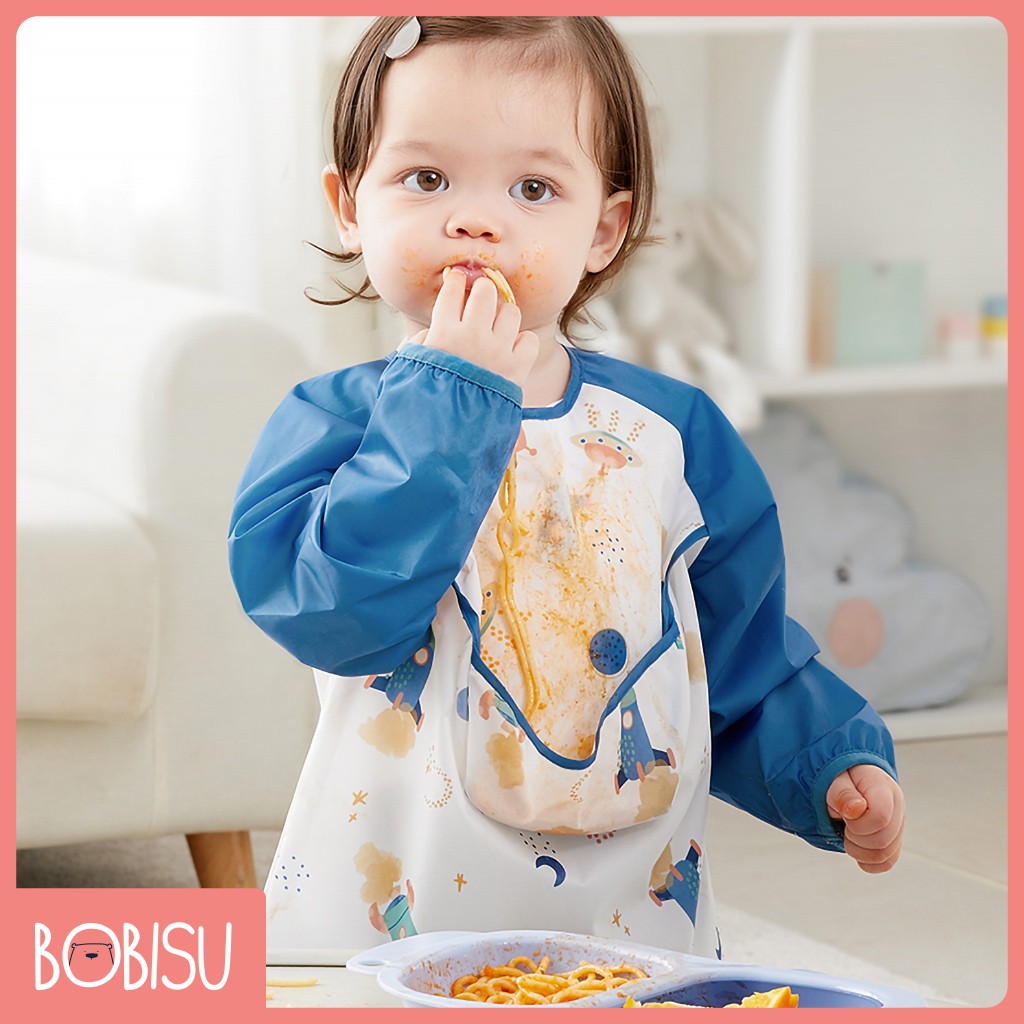 Áo yếm 2 lớp cho bé ăn dặm  | KUB