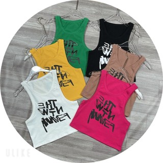 Áo ba lỗ bozip khoét nách in chữ ký xinh ls