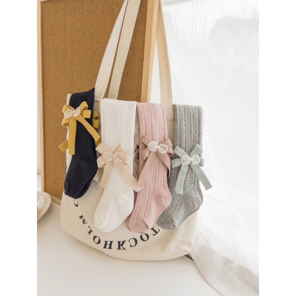 Quần Tất Len Có Bàn Cho Bé Gái 9-18kg - Hàng QC Cao Cấp