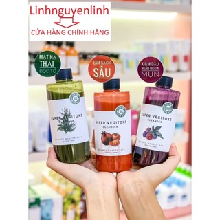 SỮA RỬA MẶT THẢI ĐỘC RAU CỦ SUPER VEGITOKS CLEANSER 3 IN 1