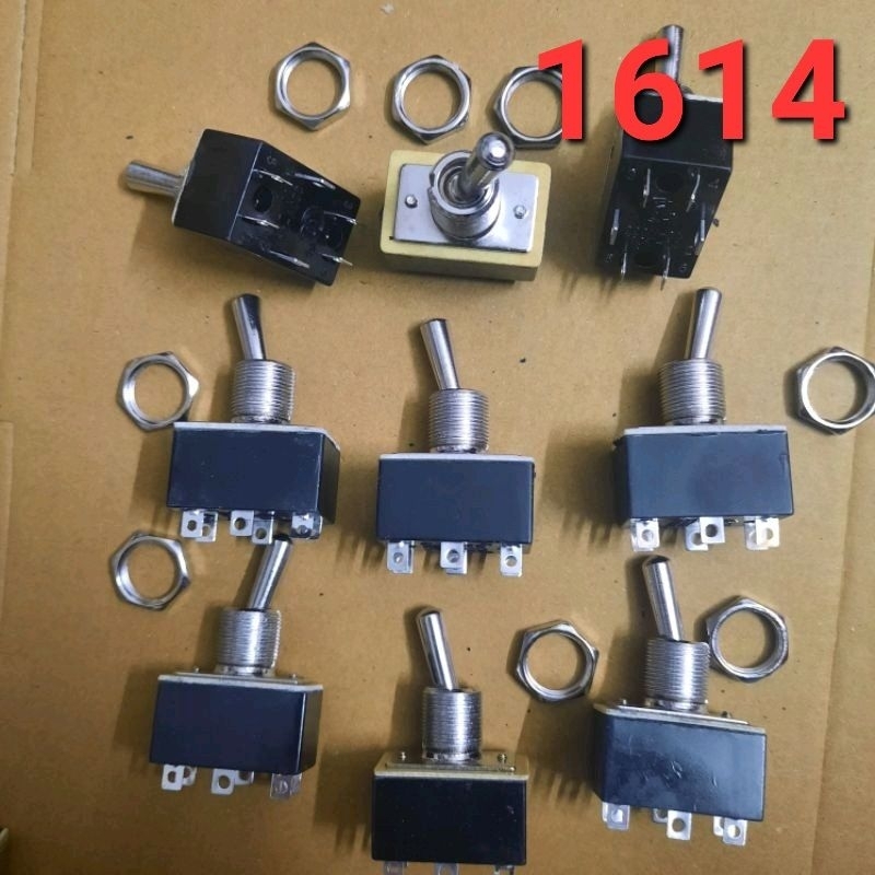 Công tắc nguồn chính hãng KN3A2 công tắc nguồn 6 chân 3A/220v