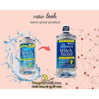 ( có bill nhập) Nước Hoa Hồng Làm Sạch, Se Lỗ Chân Lông Dickinson's Original Witch Hazel  473ml