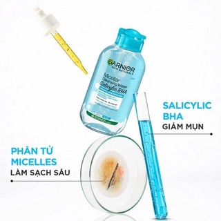 Nước Tẩy Trang Garnier Micellar Cleansing Water 125ml