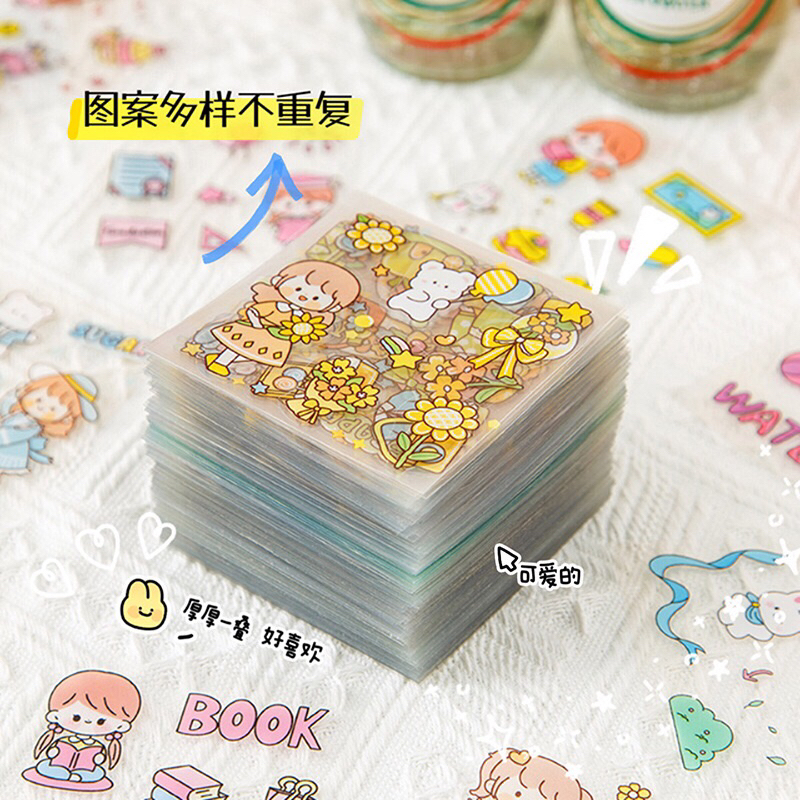 💥Siêu rẻ💥// Combo 20 tấm sticker dễ thương