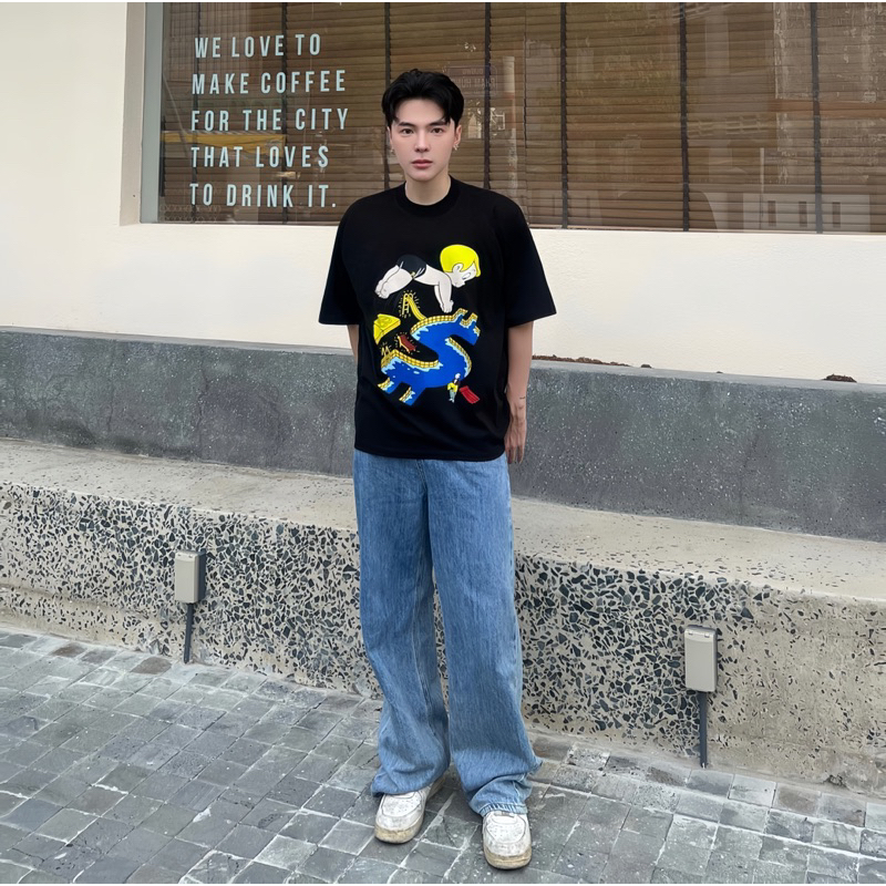 Áo thun Richbaby unisex from rộng 100% cotton