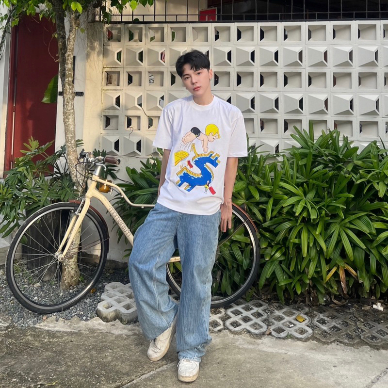 Áo thun Richbaby unisex from rộng 100% cotton