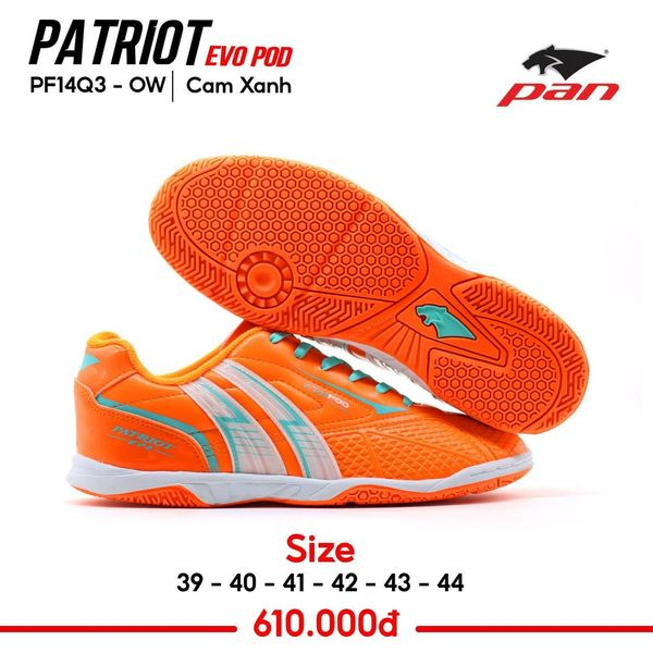 MỚI - Giày Đá Bóng Futsal Pan Patriot EVO Pod IC