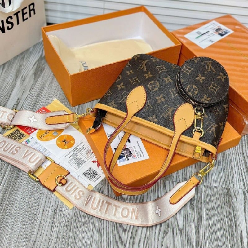 Túi #lv neverfull kèm ví mini 2 quai xách xịn có hộp