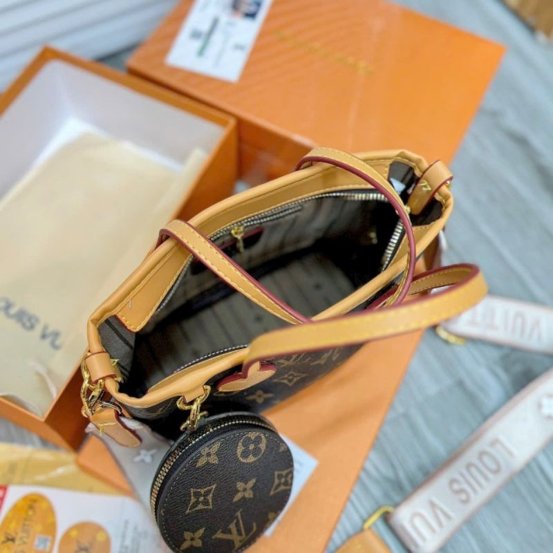 Túi #lv neverfull kèm ví mini 2 quai xách xịn có hộp