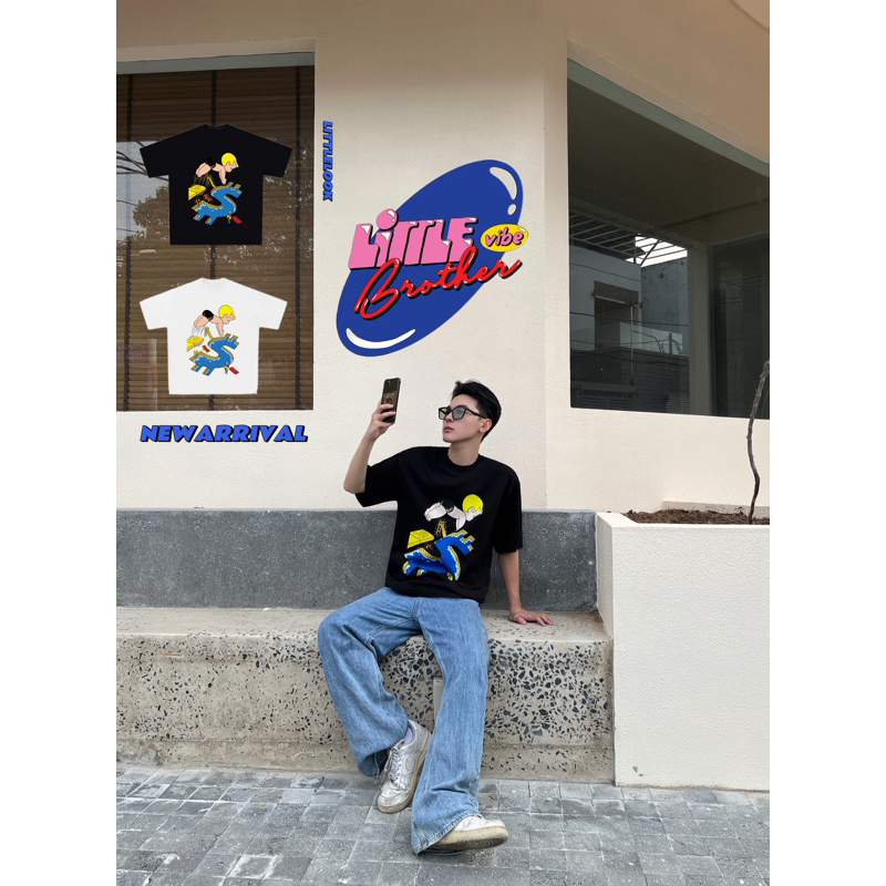 Áo thun Richbaby unisex from rộng 100% cotton
