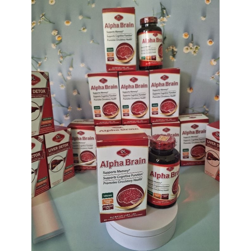 [Chính Hãng] ALPHA BRAIN Bổ Não-Phòng Chống Đột Quỵ-Trung Hòa Gốc Tự Do