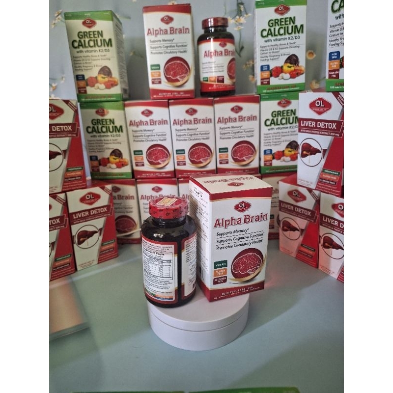 [Chính Hãng] ALPHA BRAIN Bổ Não-Phòng Chống Đột Quỵ-Trung Hòa Gốc Tự Do