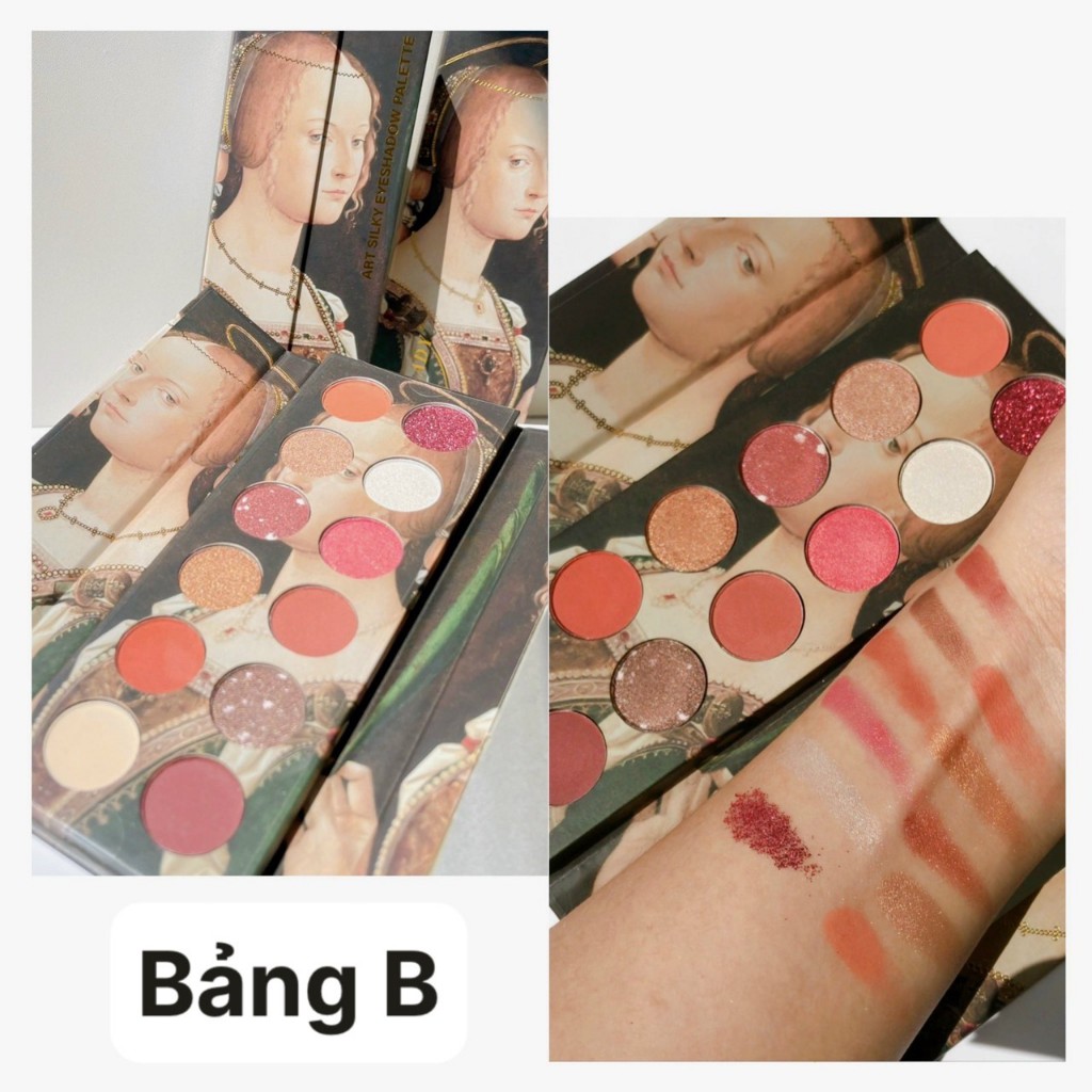 Bảng mắt lì & nhũ hoàng gia ANY LADY Art Silky Eyeshadow Palette 18g