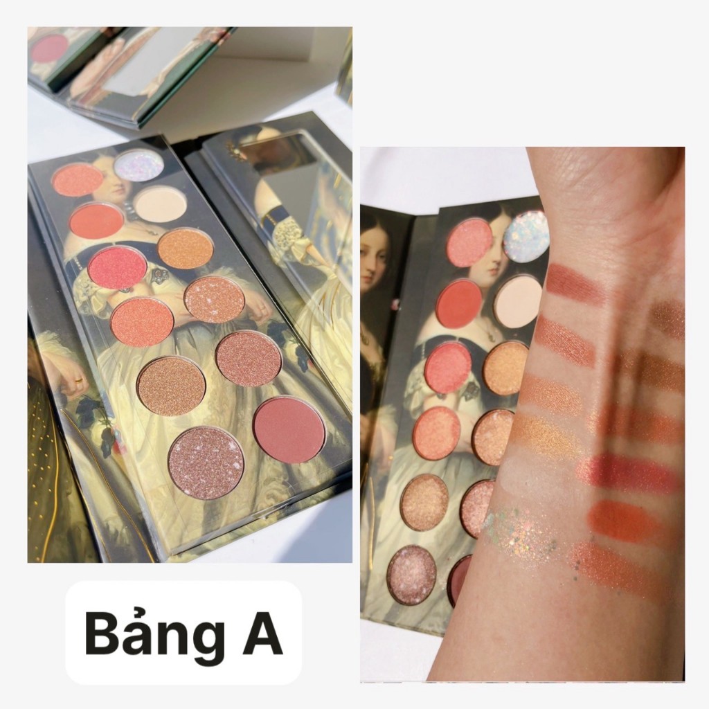 Bảng mắt lì & nhũ hoàng gia ANY LADY Art Silky Eyeshadow Palette 18g